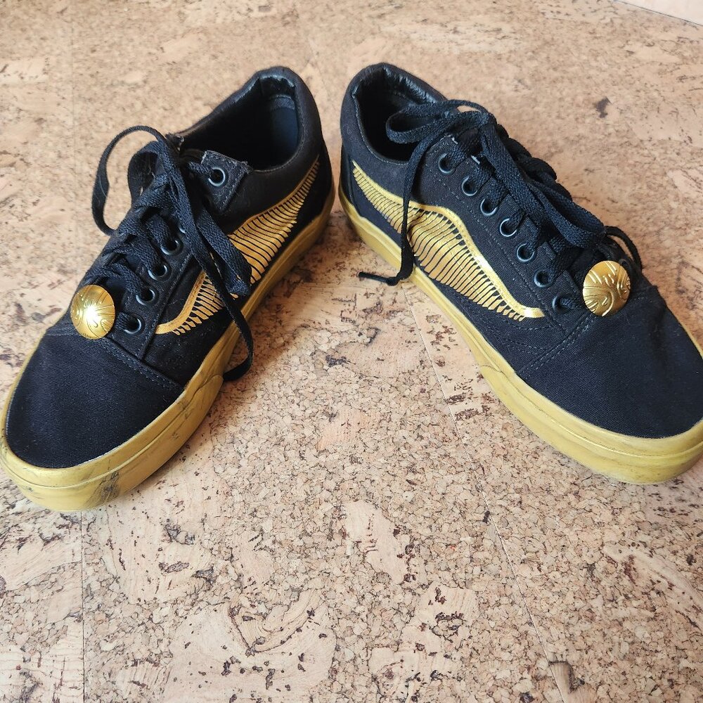 Vans Limited Edition Harry Potter "Gold Snitch" Shoes